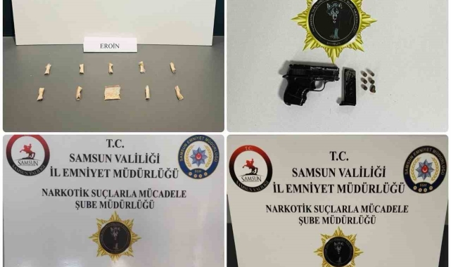 Samsun'da uyuşturucu operasyonu: 10 kişi yakalandı