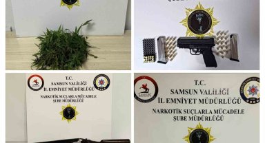 Samsun'da uyuşturucu operasyonu: 4 gözaltı