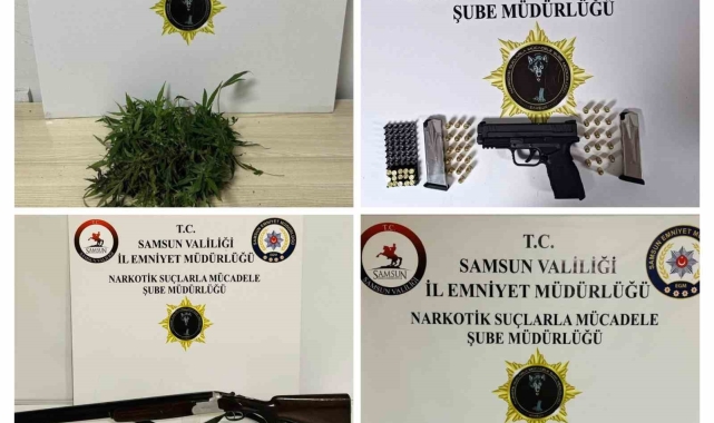 Samsun'da uyuşturucu operasyonu: 4 gözaltı