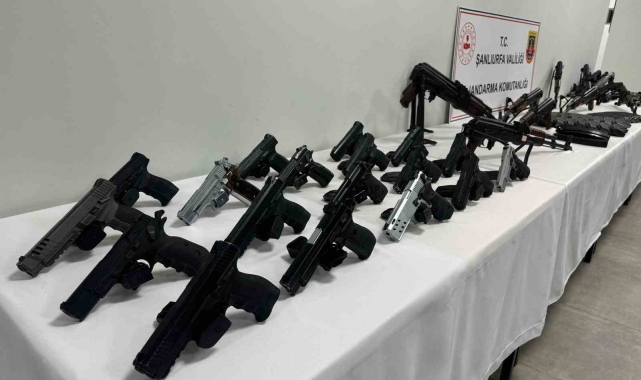 Şanlıurfa'da silah kaçakçılığı operasyonunda 20 gözaltı