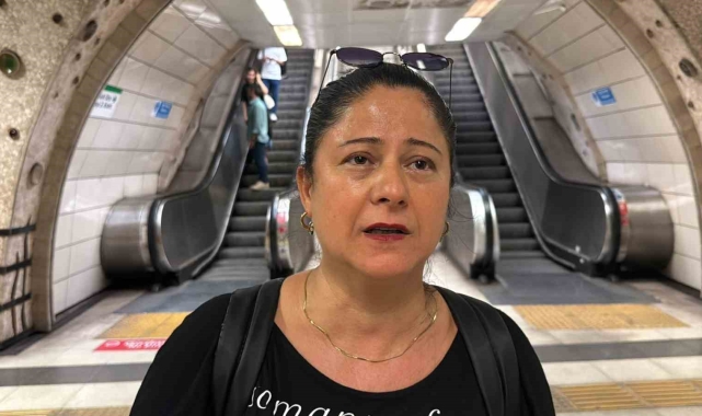 Sarıyer'de metrodaki yürüyen merdiven ikiye ayrıldı: Vatandaşlar büyük panik yaşadı