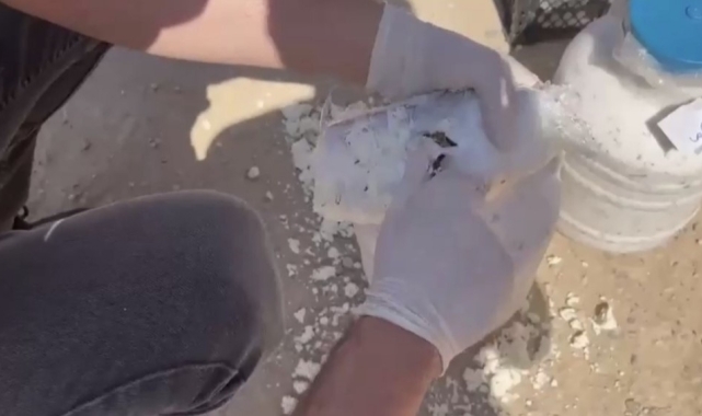Siirt'te peynir bidonunda uyuşturucu yakalandı