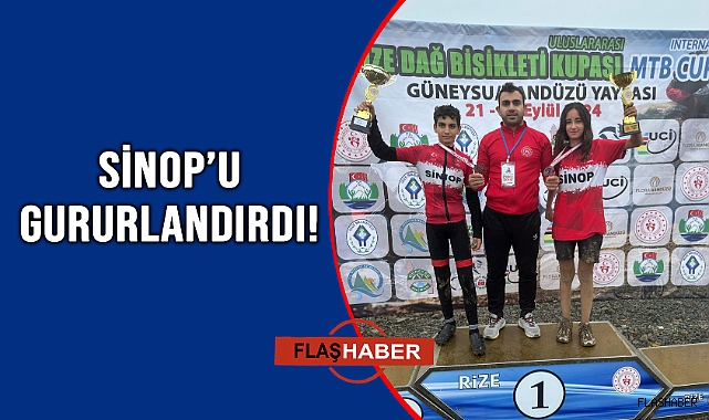 SİNOP'A TÜRKİYE DERECESİYLE DÖNDÜ!