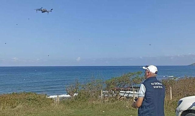 SİNOP'TA DRONE DESTEKLİ  SU ÜRÜNLERİ DENETİMİ!