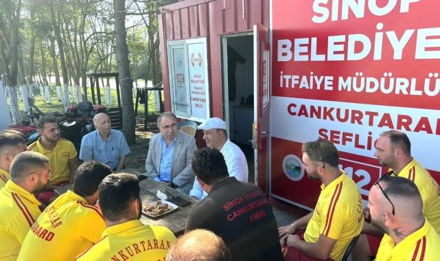 Sinop'ta cankurtaranlar sezonu kapattı