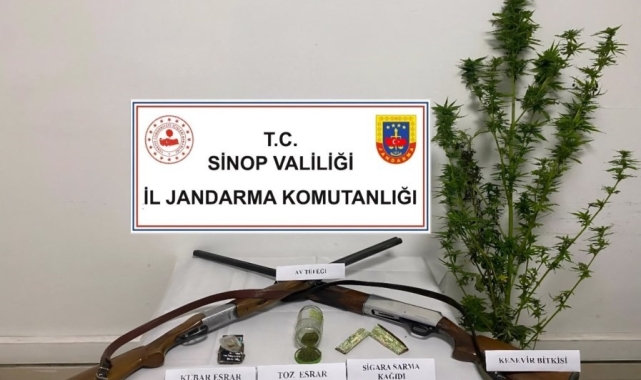 Sinop'ta uyuşturucu operasyonu: 1 gözaltı
