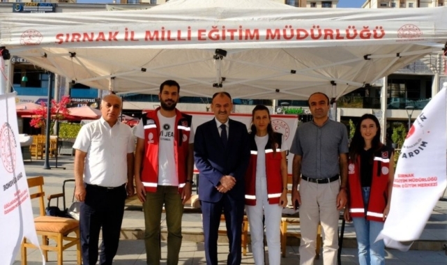 Şırnak İl Milli Eğitim Müdürlüğünden dünya ilk yardım gününde farkındalık