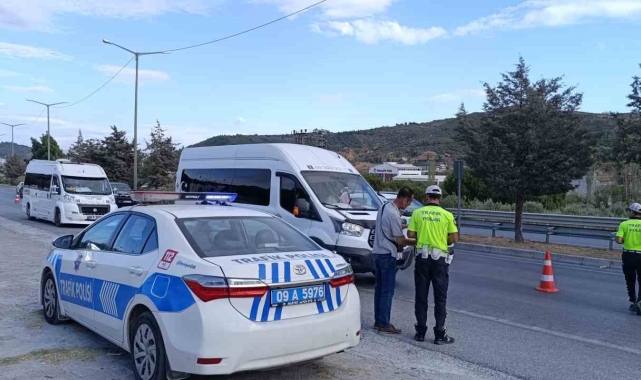 Söke'de okul servislerine sıkı denetim