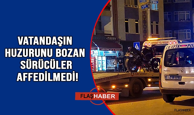 SÜRÜCÜLERE CEZA YAĞDI!