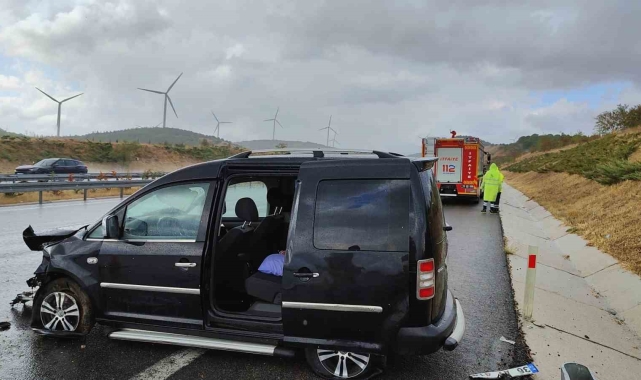 Susurluk'ta trafik kazasında 3 kişi yaralandı
