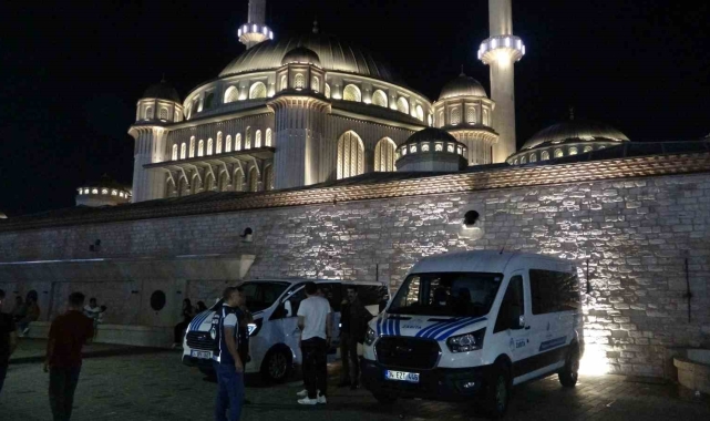 Taksim'de dilenci operasyonu