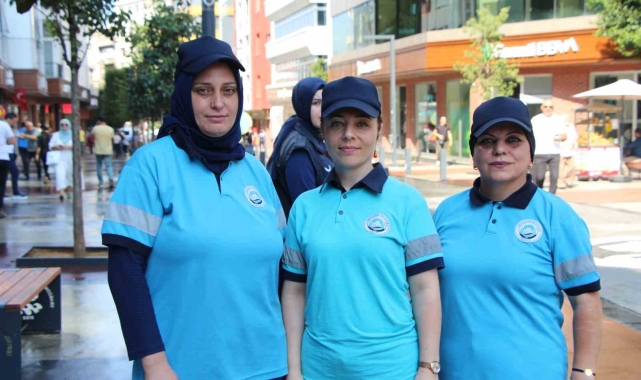 Trabzon sokaklarına kadın eli değdi