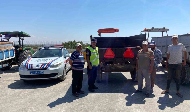 Trafik jandarmasından güvenli trafik eğitimi