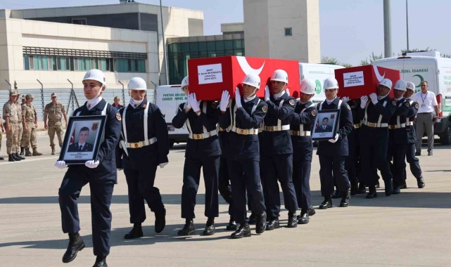 Tunceli'deki kazada şehit olan 4 asker memleketlerine uğurlandı