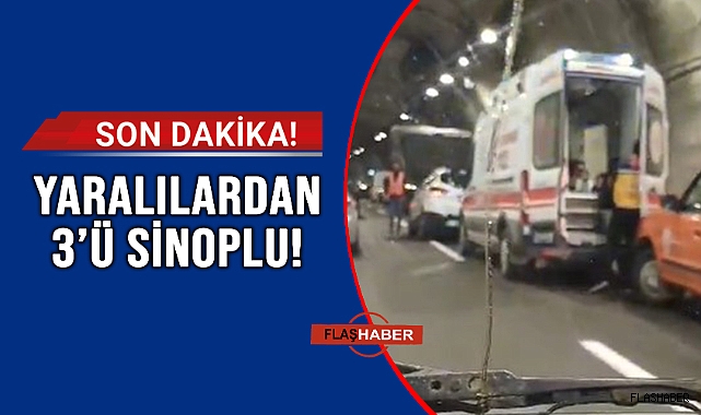 TÜNELDE KORKUTAN KAZA!