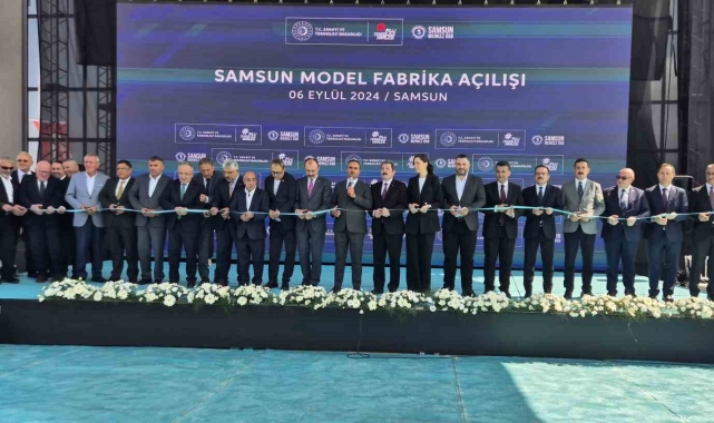 Türkiye'deki 10'uncu 'model fabrika' Samsun'da açıldı