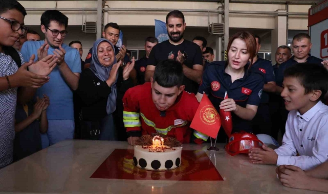 Umut doğum gününde en büyük mutluluğu yaşadı