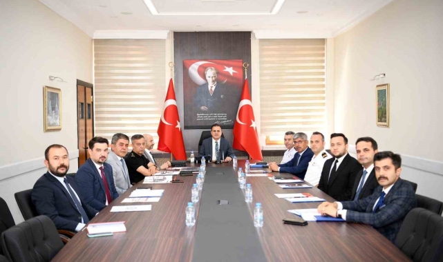 Üniversite güvenlik tedbirleri toplantısı yapıldı