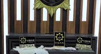 Uşak'taki uyuşturucu operasyonunda 9 şüpheli tutuklandı