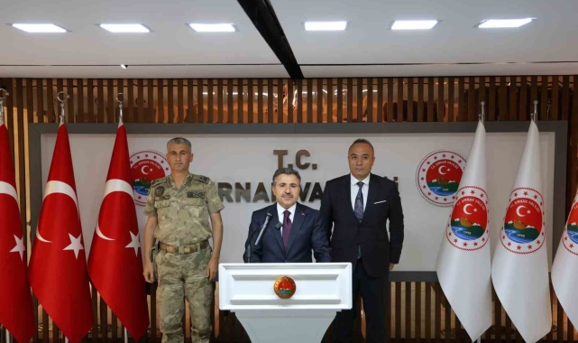Vali Atay, "Şırnak'ta bin 752 terör operasyonu gerçekleştirildi"
