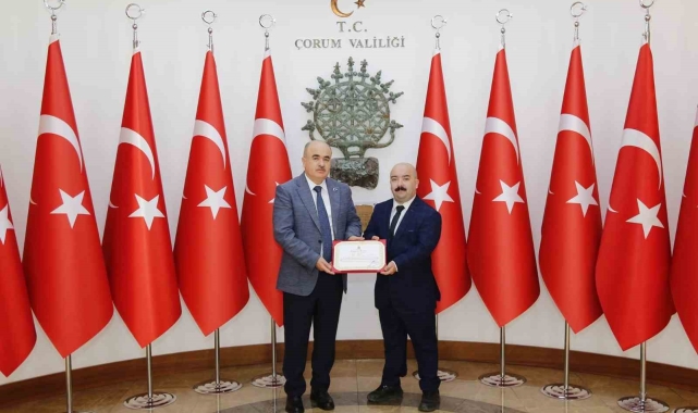 Vali Dağlı'dan, Hançerlioğlu'na teşekkür belgesi