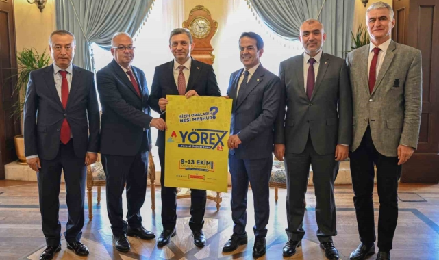 Vali Şahin ve Başkan Böcek'e YÖREX daveti
