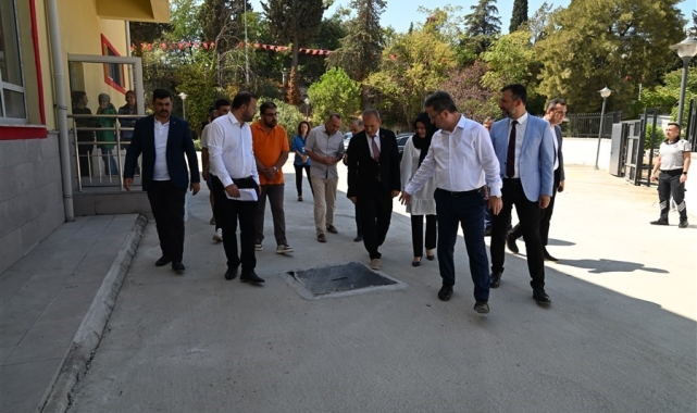 Vali Ünlü, eğitim yatırımlarını inceledi