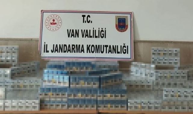 Van'da 11 bin 972 paket kaçak sigara ele geçirildi