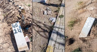 Van'da mezarlığa saldırı: Onlarca mezar tahrip edildi