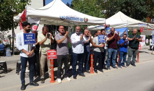 Van'daki işçilerin eylemi 4 aydır devam ediyor