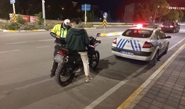 Vize'de gürültü yapan araçlara sıkı denetim