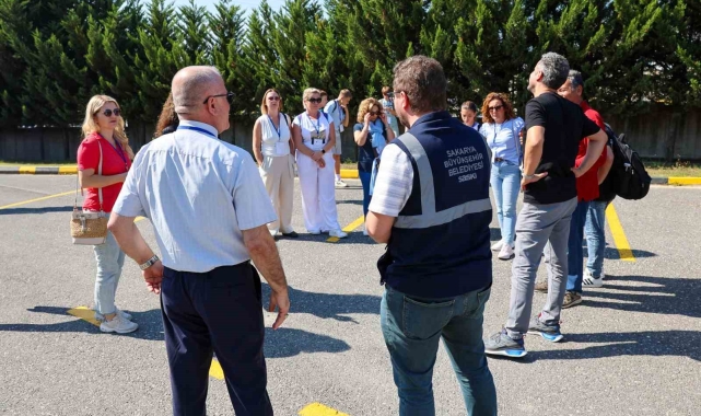 Yabancı öğretmen ve öğrenciler su arıtma süreçlerine tanıklık etti