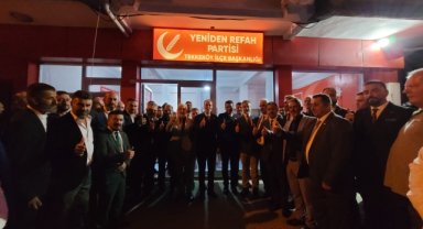 Yeniden Refah Partisi Genel Başkanı Erbakan, Samsun'da ziyaretlerde bulundu