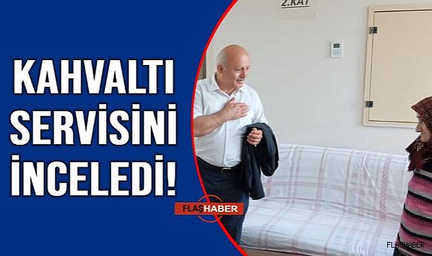 YILDIRIM'DAN HUZUREVİNE SÜRPRİZ DENETİM!