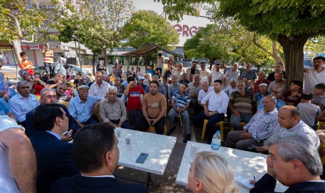 Yılmaz, halk buluşmalarına devam ediyor