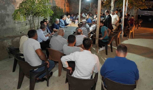 Yılmaz, Sülüklü Mahallesi'nde halkla buluştu