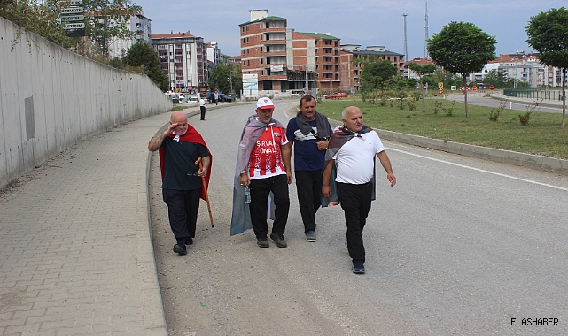 YOL SORUNU İÇİN FARKINDALIK YÜRÜYÜŞÜ BAŞLADI!