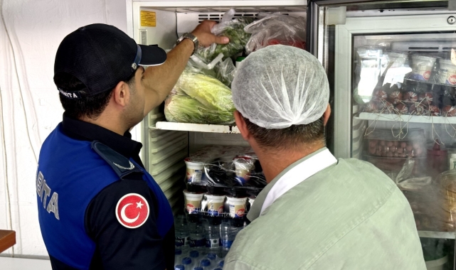 Zabıta ekiplerinden kantin denetimi