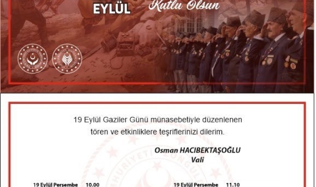 Zonguldak'ta Gaziler Günü törenle kutlahacak