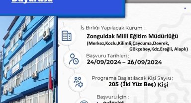 Zonguldak'ta TYP kapsamında 205 kişi geçici olarak istihdam edilecek