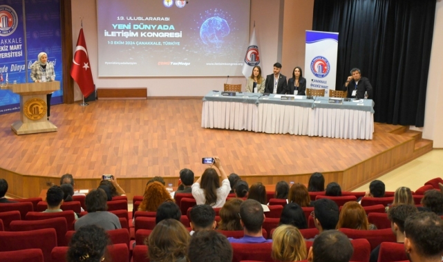 13. Uluslararası Yeni Dünyada İletişim Kongresi ÇOMÜ'de Gerçekleştirildi
