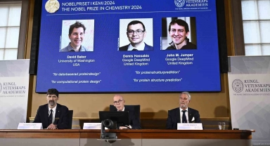 2024 Nobel Kimya Ödülü'nü Baker, Hassabis ve Jumper kazandı