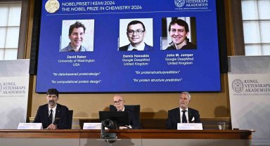 2024 Nobel Kimya Ödülü'nü Baker, Hassabis ve Jumper kazandı