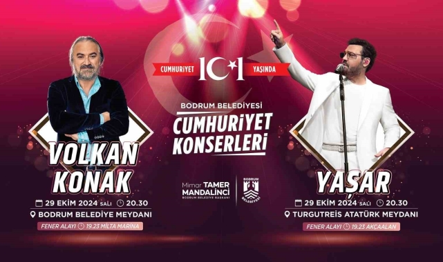 29 Ekim Bodrum'da coşkuyla kutlanacak