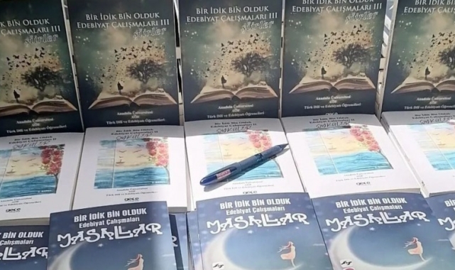 Açıköğretim Fakültesi öğrencilerinden "Bir İdik Bin Olduk Edebiyat Çalışmaları" kitabı