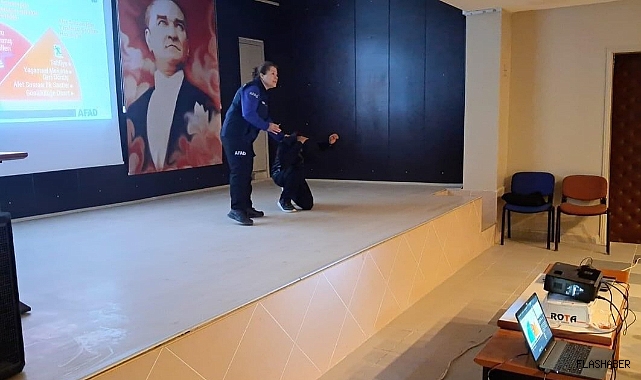 AFAD’dan öğrencilere uygulamalı afet farkındalık eğitimi