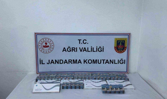 Ağrı'da kaçak sigara operasyonu