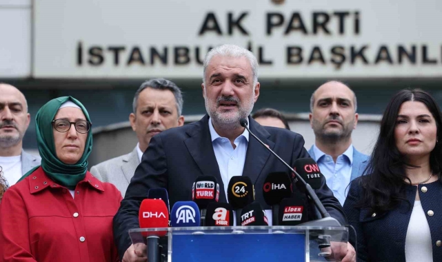 AK Parti İstanbul İl Başkanı Kabaktepe: "Bugün İsrail'in tüm insanlığa yönelik başlattığı soykırımın üzerinden 1 yıl geçti"