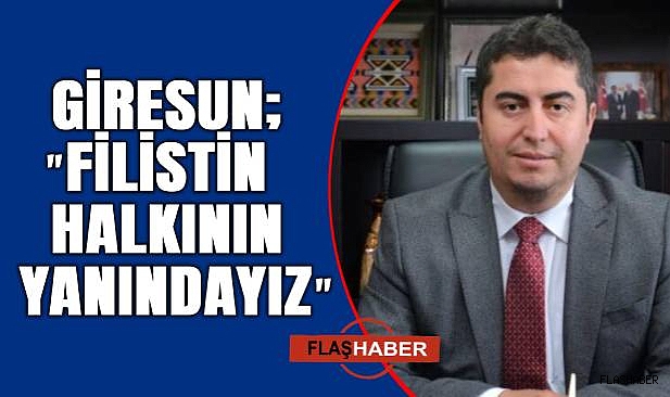 AK Parti Sinop İl Başkanı Giresun'dan basın açıklaması