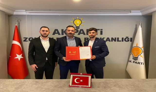AK Parti Zonguldak İl Gençlik Kolları Başkanlığı'na Feyyaz Öz getirildi